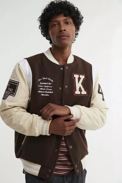 UO Exclusive New York Knicks Workwear Varsity Jacket