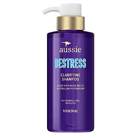 Destress Clarifying Shampoo, Infused with Reing Mosa Mint and Australian Pepperberry, Fresh, 10.1 Fl Oz