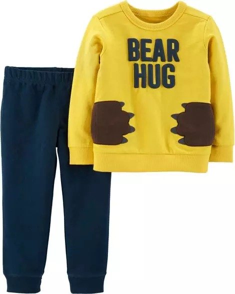 2-Piece Bear Hug Pullover & French Terry Jogger Set