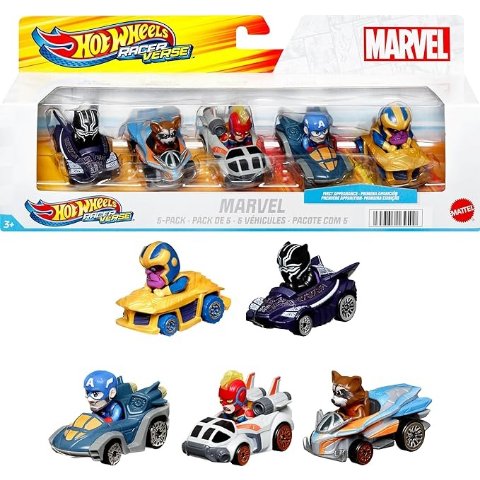 Marvel 漫威 英雄小车玩具套装