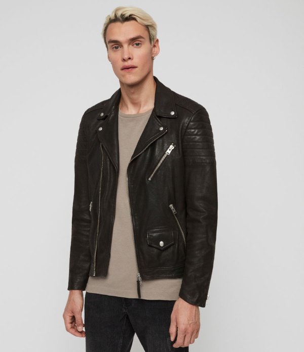 Leo Leather Biker Jacket