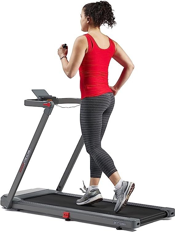 Sunny Health & Fitness Treadpad™ HELIUS LITE Premium Dual Mode Walking/Running Treadmill with Advanced Brushless Technology & Exclusive SunnyFit® App Enhanced Bluetooth Connectivity - SF-T722051