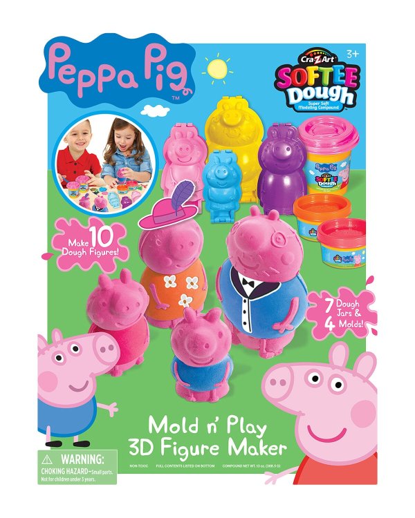 Peppa Pig Mold N' Play 3D Figure Maker