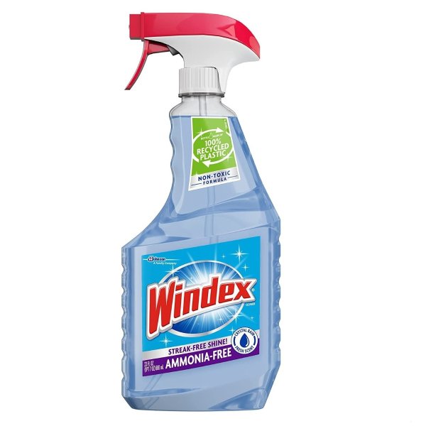 Windex 玻璃清洁剂 不含氨 23oz