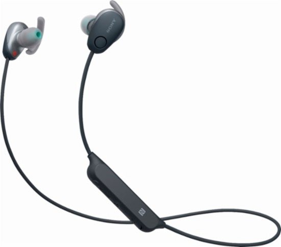 - SP600N Sports Wireless Noise Canceling In-Ear Headphones - Black