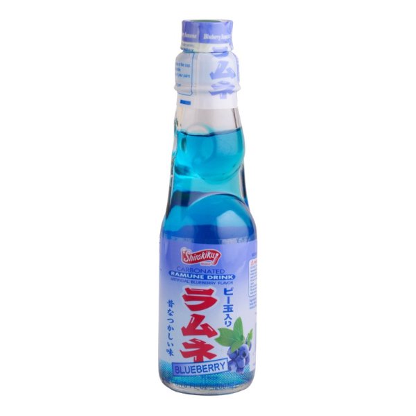 SHIRAKIKU Ramune Soda Blueberry 200ml