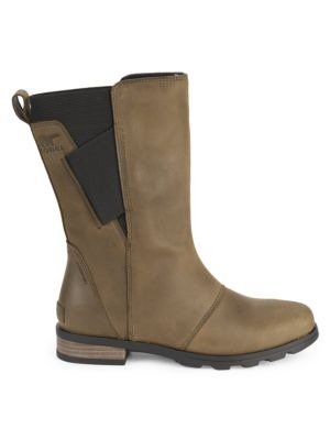 Emelie Waterproof Leather Mid-Calf Boots