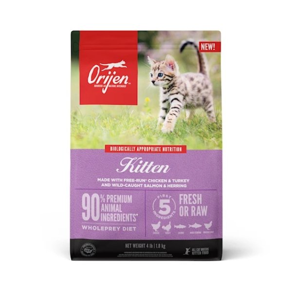 Grain Free Premium High Protein Dry Kitten Food, 4 lbs. | Petco