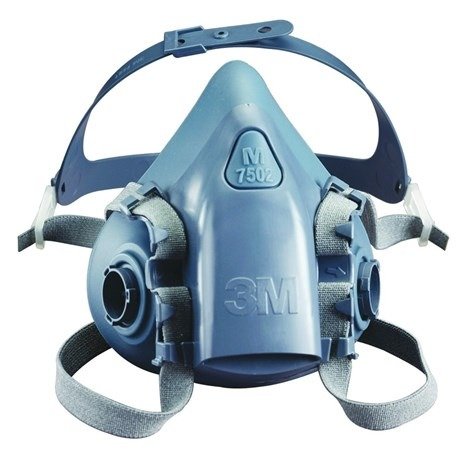 Medium 7502 Half Facepiece Respirator - HD Supply White Cap
