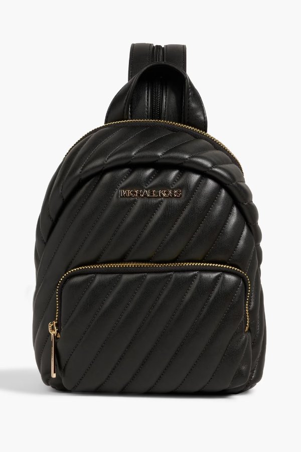 Erin small quilted faux leather backpack