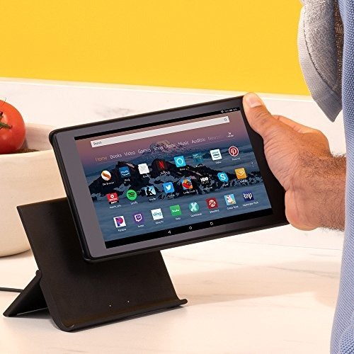 Fire HD 10 Tablet with Alexa, 10” HD Display, 32 GB, Black – with Special Offers + All-New Show Mode Charging Dock