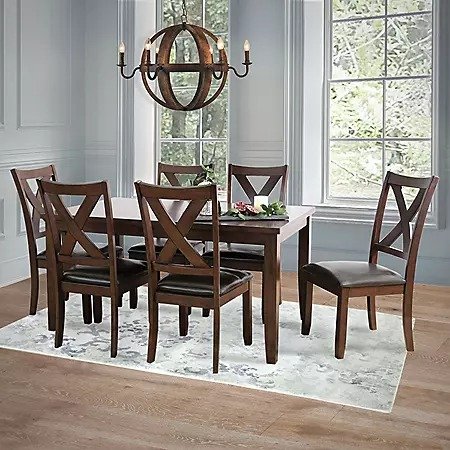 Edgewater 7-Piece Dining Set, Assorted Colors - Sam's Club