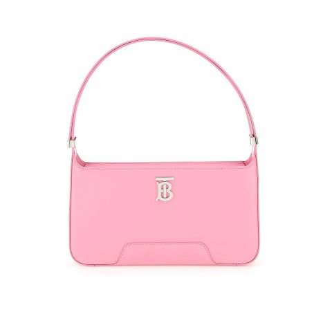 Burberrytb leather shoulder bag