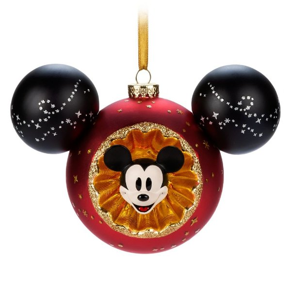 Mickey Mouse Sunburst Mouse Icon Ball Ornament | shopDisney
