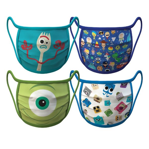 Small – PIXAR Cloth Face Masks 4-Pack Set – Pre-Order | shopDisney