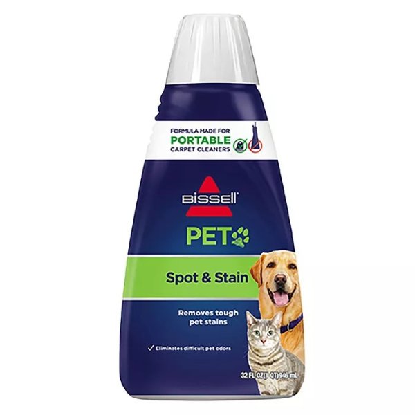 BISSELL 2X Pet Stain &#38; Odor 32oz. Portable Spot &#38; Stain Cleaner Formula - 74R7