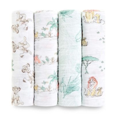 ® 4-Pack Disney® The Lion King Cotton Swaddle Blankets