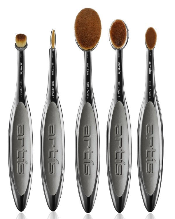 Elite Smoke 5 Makeup Brush Set