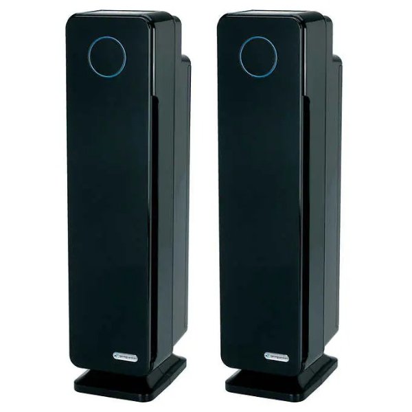 4-in-1 Air Purifier with UV-C Sanitizer, 2-pack