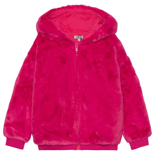 Pink Faux Fur Bomber Jacket | AlexandAlexa