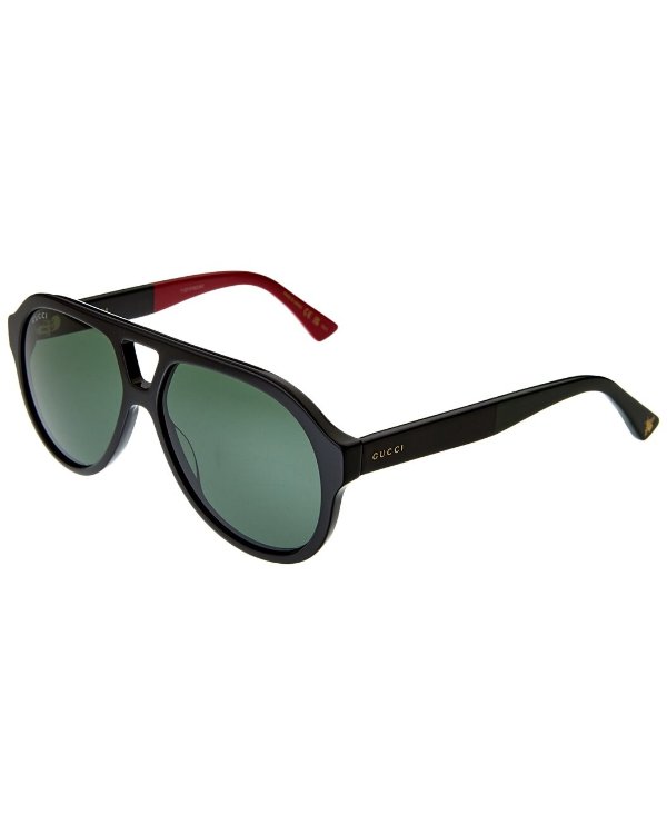 Unisex GG0159SN 56mm Sunglasses / Gilt