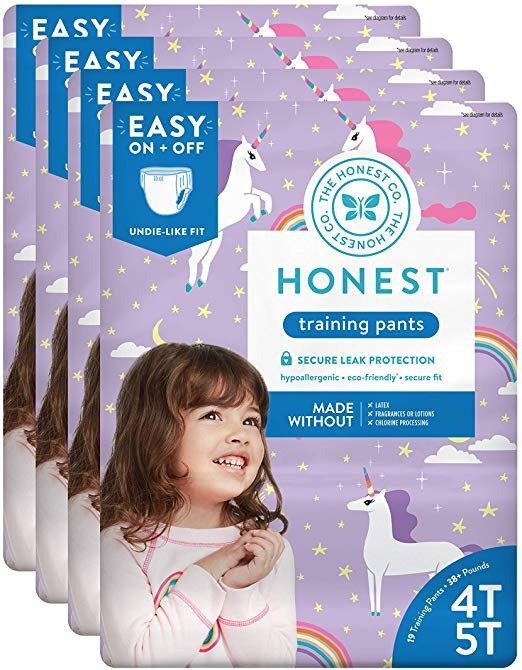 Toddler Training Pants, Unicorns, 4T/5T, 76 Count (Packaging May Vary)