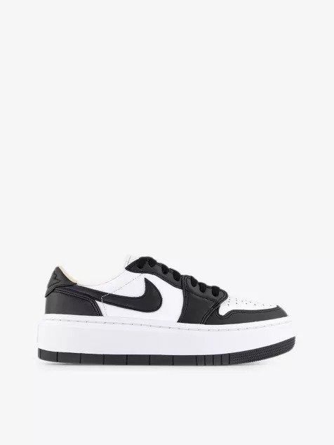 Air1 Elevate platform-sole leather low-top trainers
