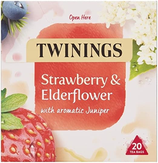 Twinings 草莓接骨木花茶 20包