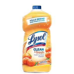 补货：Lysol 橘子和芒果味消毒清洁剂40oz