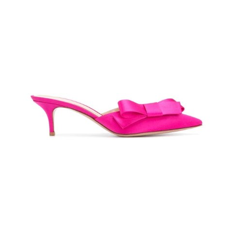 bow detail mules