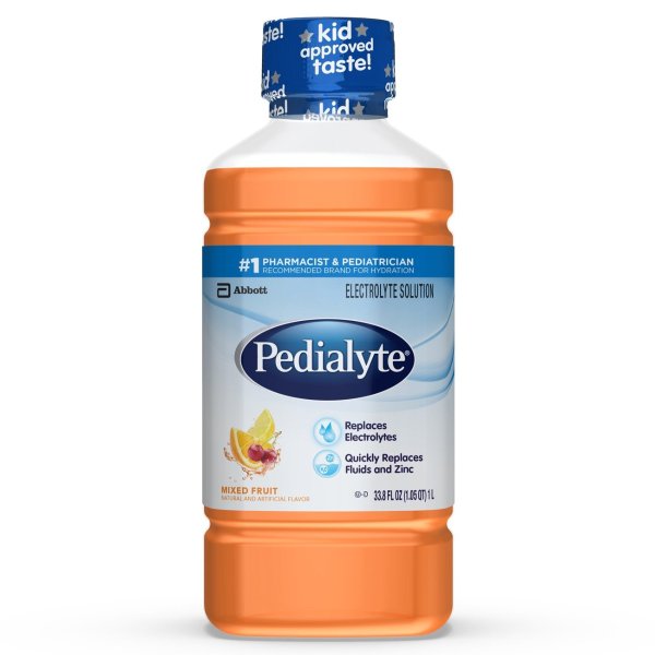 Pedialyte Electrolyte Solution, Hydration Drink, Mixed Fruit, 1 Liter
