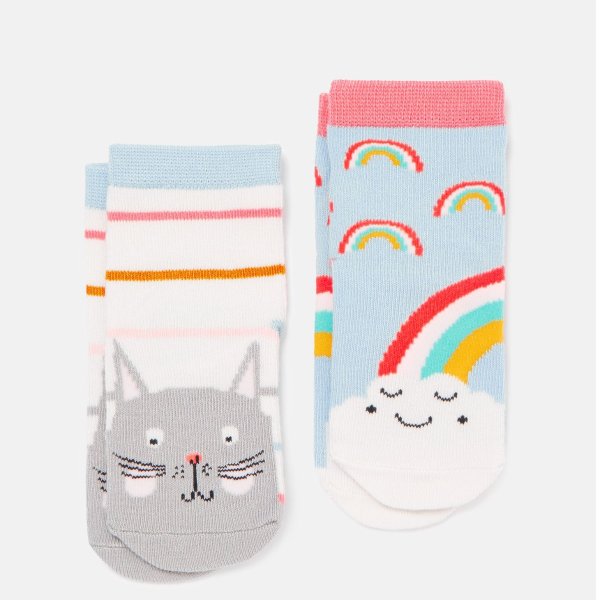 Neat Feet Character Baby Socks 2 Pack