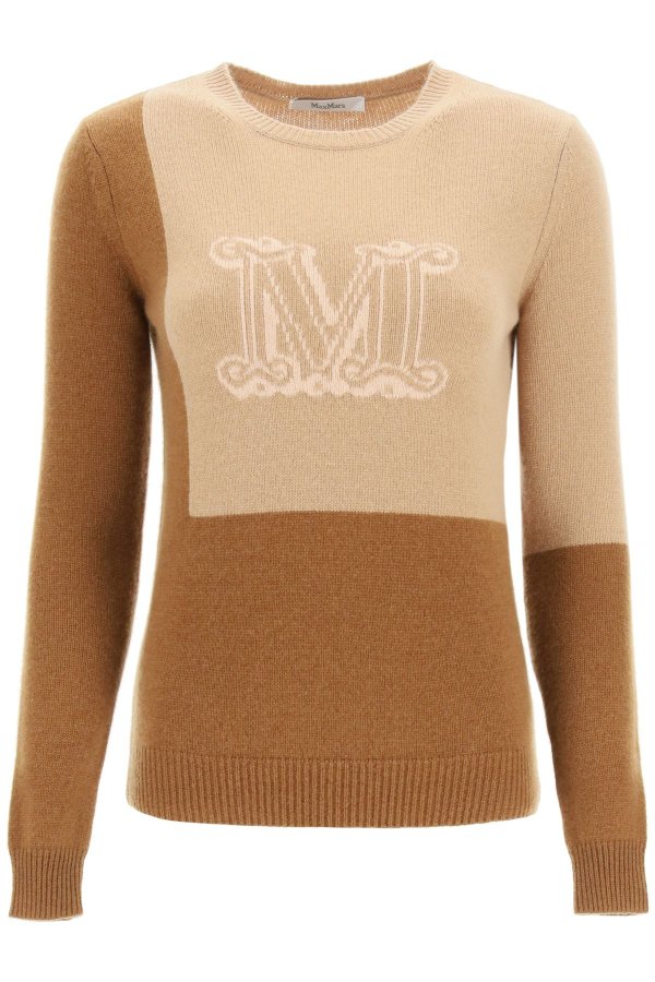 caimano monogram logo sweater