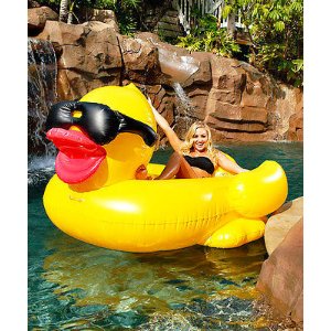 NEW FOR 2016 GAME 5000 Giant Inflatable Pool Floating Riding Derby Duck