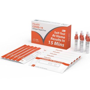 iHealth COVID-19 Antigen Rapid Test, 5 Tests per Pack