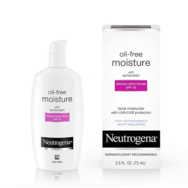 Neutrogena Oil-Free Daily Long Lasting Facial Moisturizer & Neck Cream Sale