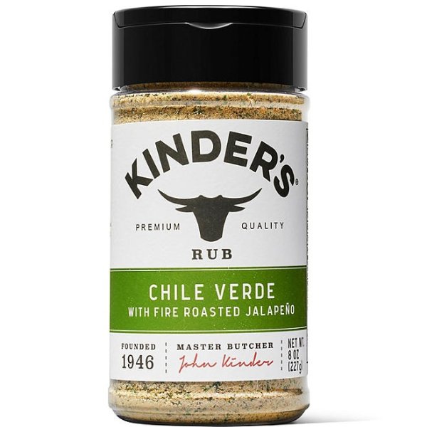 Kinder's Chile Verde with Fire Roasted Jalapeno Rub (8 oz.) - Sam's Club