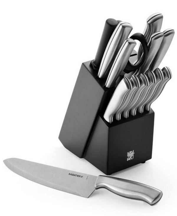 15-Pc. Stamped Stainless Steel Cutlery Set