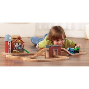 Fisher-Price Y4479 Thomas Wooden Railway Farmhouse Pig Parade @ Woot!