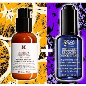 When You Purchase Midnight Recovery Concentrate and Powerful-Strength Line-Reducing Concentrate @ Kiehl's