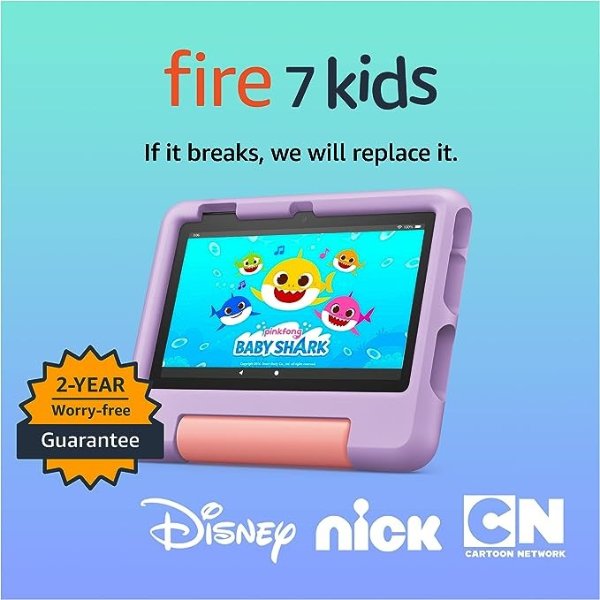 Fire 7 Kids tablet 16 GB, Purple