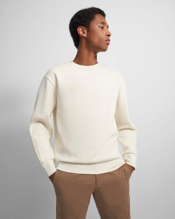 Crewneck Sweatshirt in Cotton Fleece