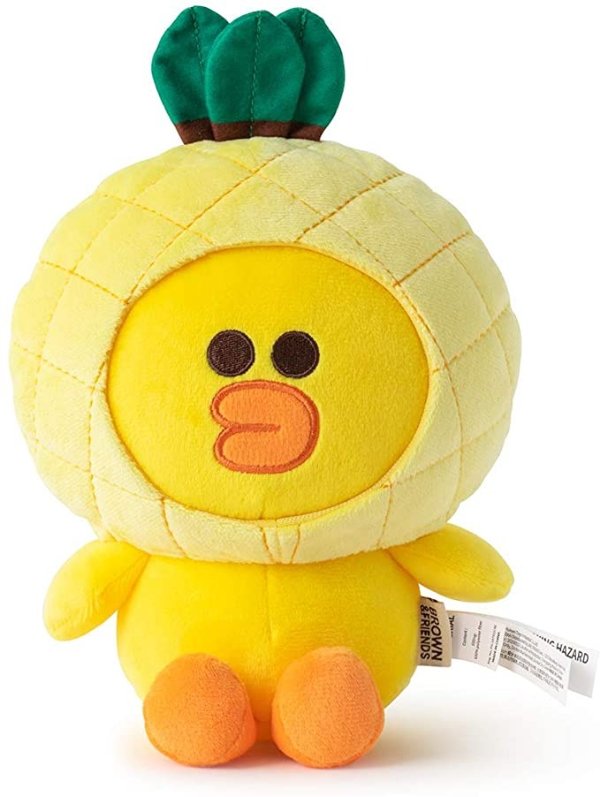 FRIENDS Fruity Collection Sally Character Cute Plush Toy Figure Stuffed Animal, Small, Yellow