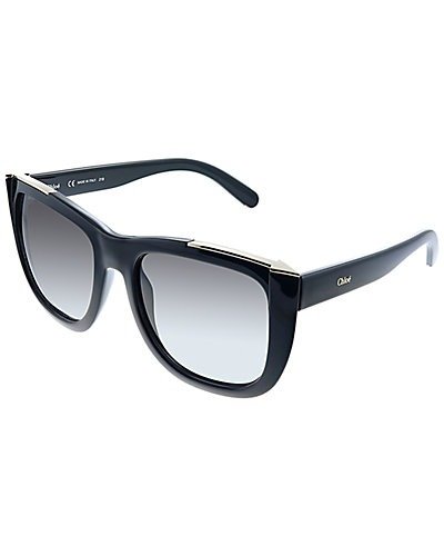 Women's Rectangular 55mm Sunglasses