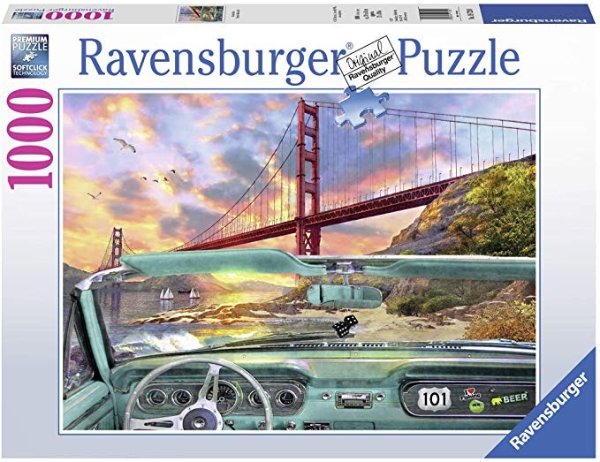 Golden Gate 1000 Piece Jigsaw Puzzle for Adults – Every Piece is Unique, Softclick Technology Means Pieces Fit Together Perfectly