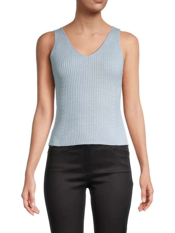 Directional Ribbed Tank Top