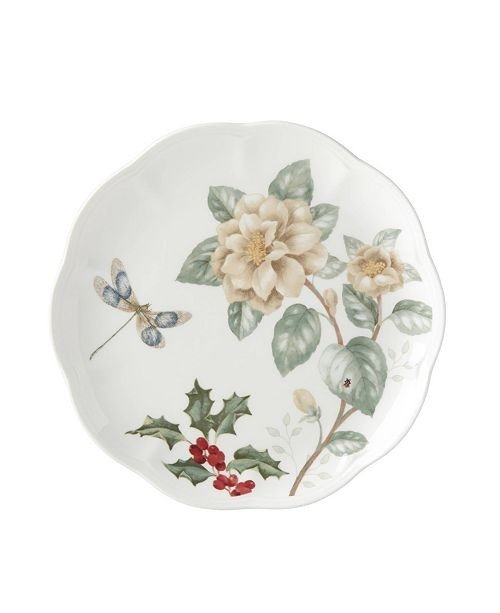 Butterfly Meadow Holiday Accent Plate Jasmine