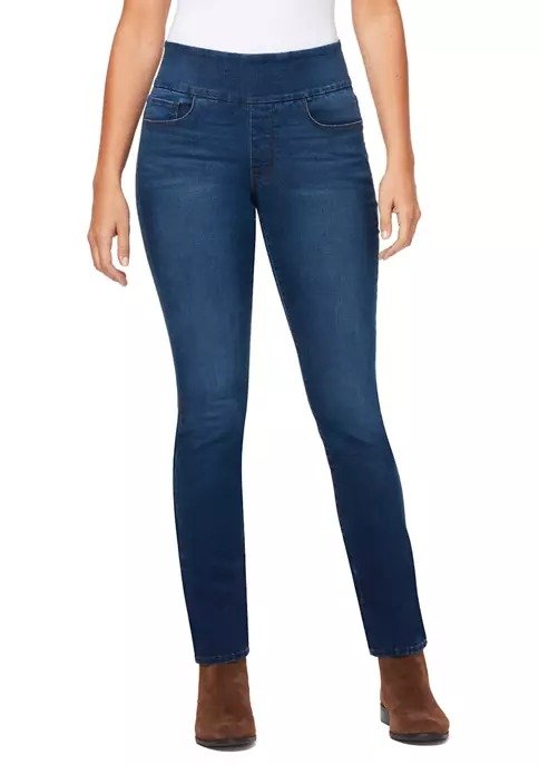 Women's Theadora Tummy Toner Straight Jeans