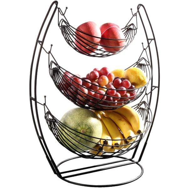 YCOCO 3 Tier Tabletop Fruit Basket