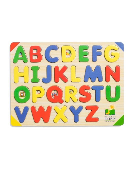 木质字母拼图